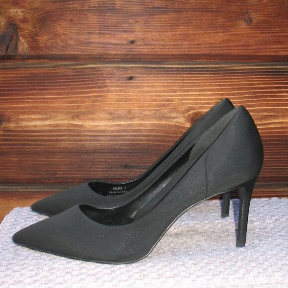 Jeffrey Campbell Womens 9 Black Pointed Toe Classic Pumps Heels Shoes - Picture 2 of 9